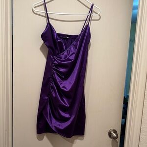 Fashion Nova Elegant Purple Mini Dress